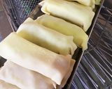 簡単☆餃子の皮でさつまいもとチーズ包み作り方3写真