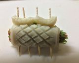 簡単 竹輪の クルクル巻き(o^^o)作り方3写真
