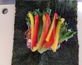 梅タル豚南蛮と綾野菜のおにぎらず作り方8写真