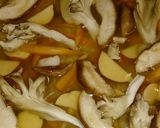 100均土鍋で*黒米入り炊き込みご飯作り方5写真