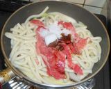すき焼きうどん作り方3写真