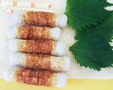 簡単！大葉香る♡ちくわチーズ春巻き♪作り方1写真