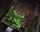 間引き菜のバターソテー♪明太子添え作り方2写真
