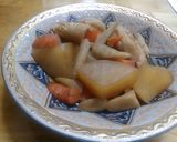 ごぼう、人参、大根とちくわの煮物作り方5写真