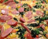 ウインナーと野菜の卵焼き作り方4写真
