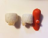 簡単 キャラ弁 おかず ちくわタコ星人④作り方6写真