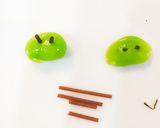 キャラ弁おかず☆枝豆くん作り方2写真