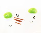 キャラ弁おかず☆枝豆くん作り方1写真