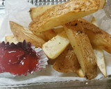 揚げるだけ、皮付きポテトフライ。作り方3写真