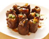 ヘルシー野菜巻きビーフ照り焼き作り方8写真