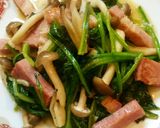 ほうれん草とベーコンの香味炒め作り方6写真