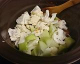 カリフラーワと季節の野菜サブジ♪作り方7写真