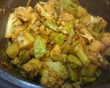 カリフラーワと季節の野菜サブジ♪作り方9写真