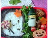 簡単♪ハロウィンのキャラ弁☆のり弁で～★作り方13写真