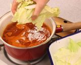 焼きもちで♪白菜トマト雑煮作り方5写真