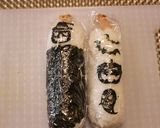 ハロウィン★海老天のスティックおにぎり作り方3写真