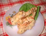 お弁当のおかず♪ちくわINえび天~♪作り方3写真