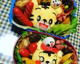 キャラ弁♡はなちゃん しまじろう作り方1写真