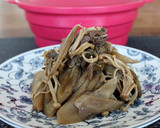 レンジで一品！ごぼうとえのきだけの煮物作り方5写真