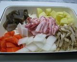 カロリーアップ豚汁【高齢者/栄養】作り方1写真