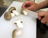 大黒本しめじのトントン巻きおにぎらず作り方1写真