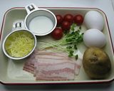 食物繊維 オムレツ【高齢者/栄養】作り方1写真