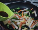竹輪とじゃがいものソースきんぴら作り方4写真