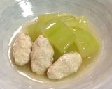 冬瓜といきなりにぎにぎ鶏団子の葛煮作り方9写真