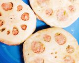 甘辛ダレのれんこんの挟み焼き作り方5写真