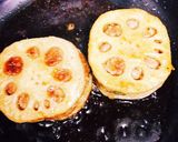 甘辛ダレのれんこんの挟み焼き作り方6写真