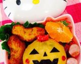 ジャックオランタン弁当…♡作り方1写真