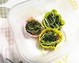 お弁当に冷凍保存も♡水菜のおかか炒め作り方4写真