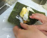 大黒本しめじのトントン巻きおにぎらず作り方8写真