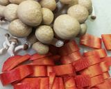 高野豆腐としめじの煮物作り方2写真