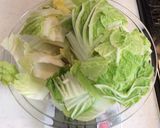 白菜と厚切りベーコンの雑穀クリームスープ作り方1写真