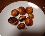 ヌメリスギタケモドキと大根白菜の味噌汁作り方2写真