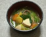 豚汁で冷蔵庫をお掃除!見やすい分量表示♩作り方3写真