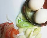カニカマDEかに玉風ワンポットパスタ♪作り方1写真