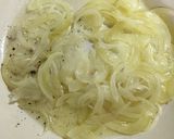 セロリと牛肉のバター醤油炒め作り方1写真