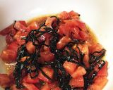 簡単＊トマトと豆腐の塩昆布サラダ作り方2写真