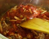 ちびっ子大好き！小松菜と鶏のトマト煮込み作り方4写真