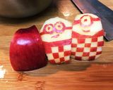 りんご 飾り切り 幼稚園お弁当作り方8写真