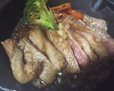 スキレットで作るステーキ作り方7写真