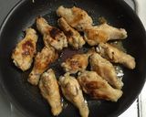 お酒に♫簡単☆鶏手羽元 ねぎの味噌焼き作り方2写真