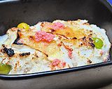 ローリエが香る鮭の淡雪れんこん焼き　作り方6写真