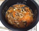 生姜入り☆味付けしっかり炊き込みご飯作り方3写真