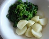 じゃがいもとほうれん草のポタージュスープ作り方1写真