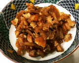 鶏皮と生姜の簡単おつまみ。作り方6写真