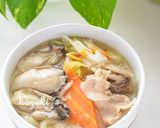 鍋の残り野菜とお肉であつあつ酸辣湯うどん作り方5写真