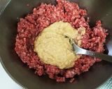 卵パン粉不使用☆ジューシーハンバーグ作り方3写真